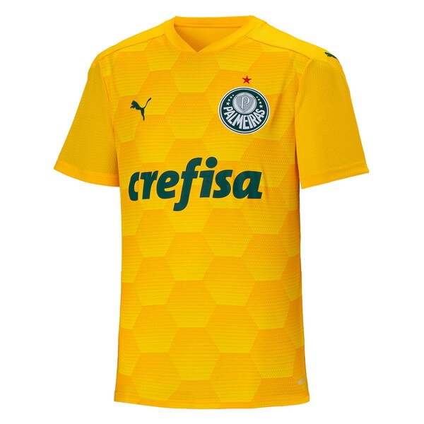 Tailandia Camiseta Palmeiras Primera Portero 2020-2021 Amarillo